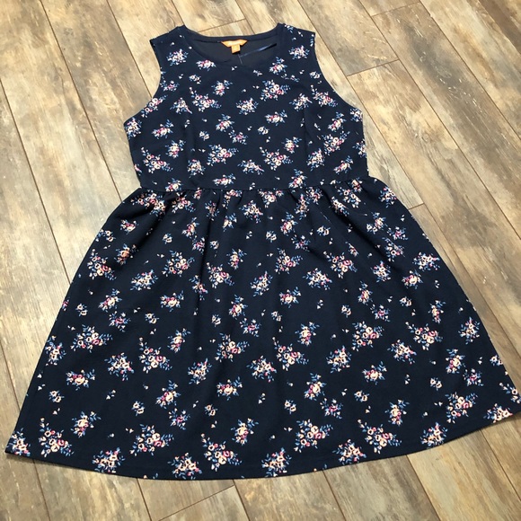 Joe Fresh Dresses & Skirts - Joe Fresh Midnight Blue Navy Floral Dress